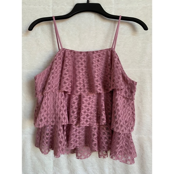 Pink Ruffly Tank Top - Picture 4 of 4